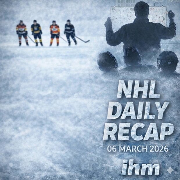 NHL Recap March 6 2026 | IHM