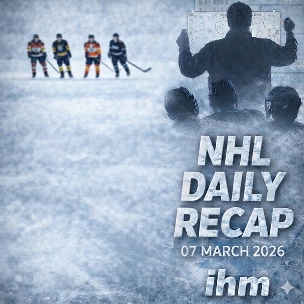 NHL Recap March 7, 2026 | IHM