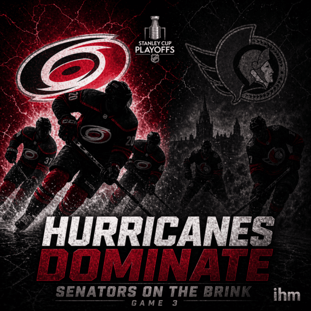 Hurricanes Push Senators to Brink | IHM