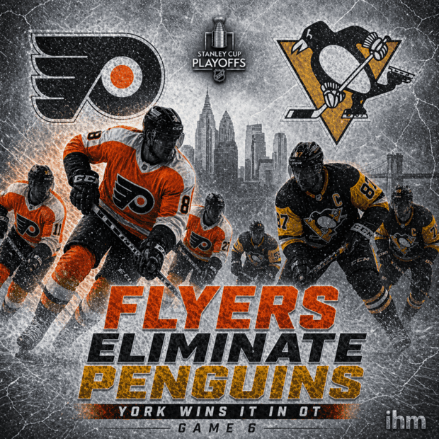 Flyers Eliminate Penguins in OT | IHM