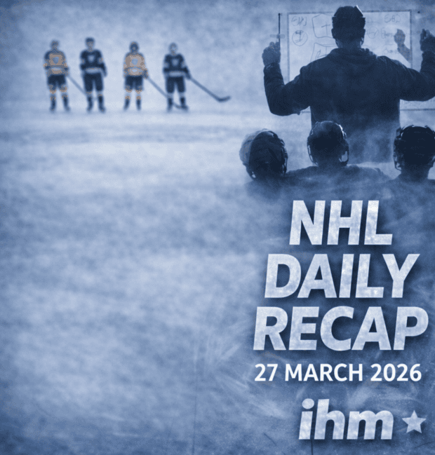 NHL Daily Recap - March 27, 2026 | IceHockeyMan