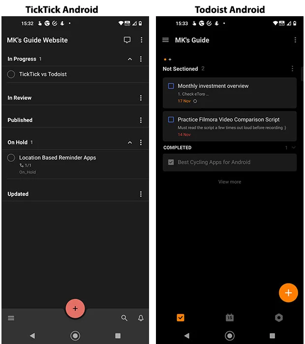 TickTick vs. Todoist (2023) Which Tasks App is the Best?