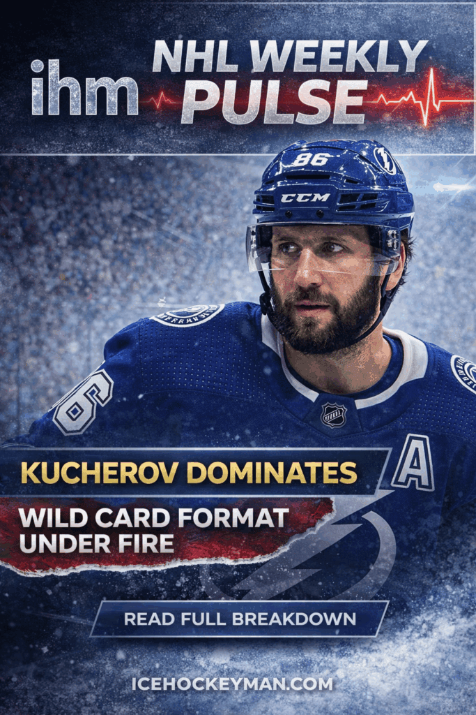 NHL Weekly Pulse Kucherov Leads and Playoff Chaos