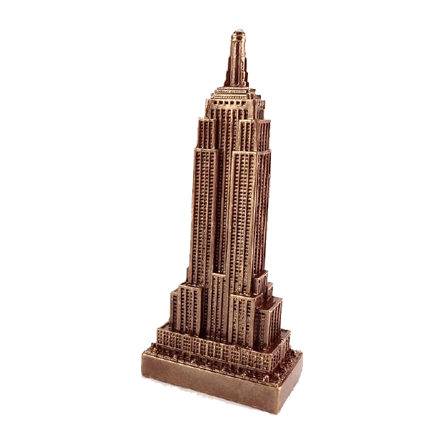 Empire State Building bronze chocolate figure by The Chocolatier New York