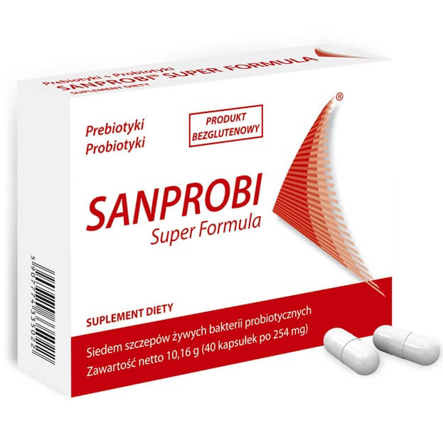 Sanprobi SF opakowanie kapsulki