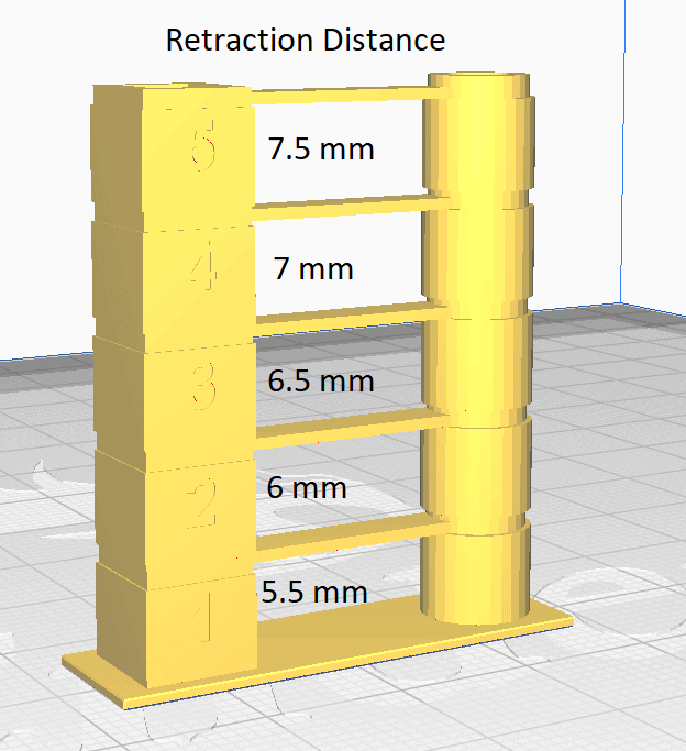 retract tower example distance