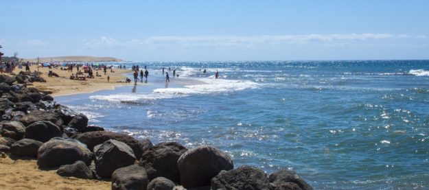 Meer mit Strand in Gran Canaria