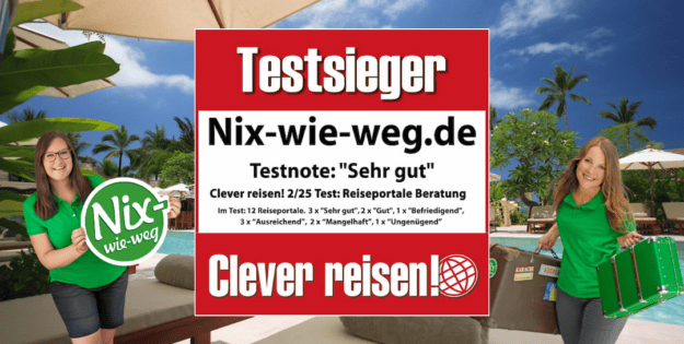Testsieger 2025 bei Clever-Reisen