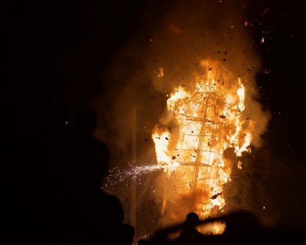 Ravan Dahan in Dussehra
