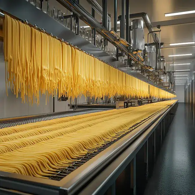 pavimento in resina in linea essicazione industria produzione pasta