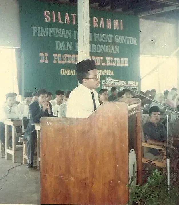 Sambutan pada Silaturahmi Pimpinan IKPM Pusat Gontor dan Rombongan di Pondok Darul Hijrah Cindai Alus