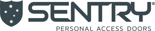 Sentry logo gray monochrome