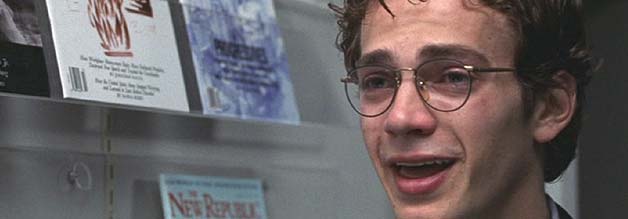 Am Ende ist das Glass zerdeppert: Stephen Glass verfängt sich in seinen eigenen Lügen. Die schwungvoll gestartete Karriere ist dahin.