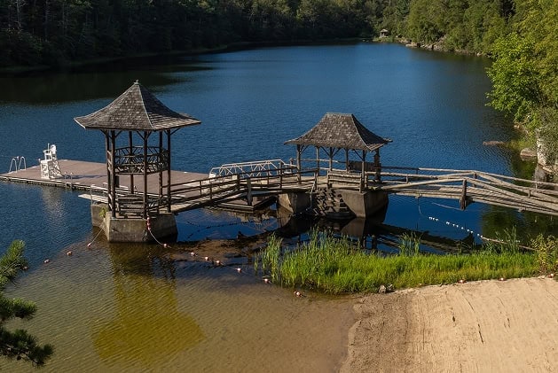 Lakeside Dock at Mohonk Mountain House