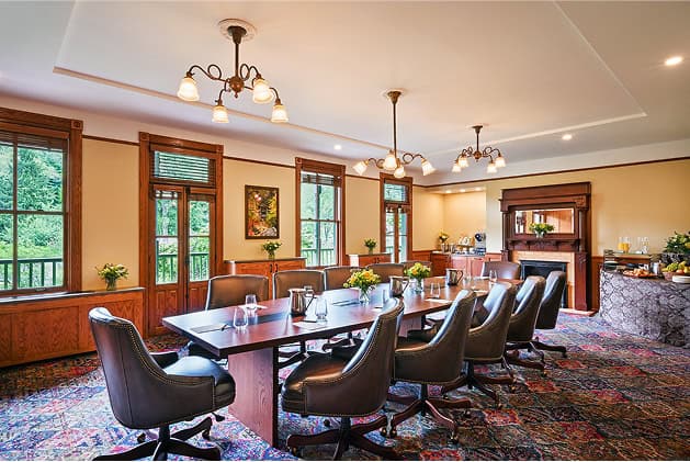 Oak Room: Naturally Lit Meeting Room at Our Hudson Valley Resort