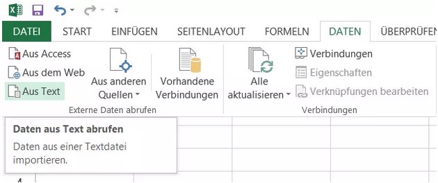 CSV Daten einlesen