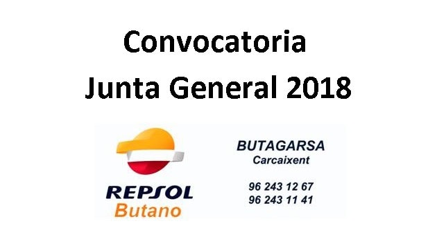 Junta General Ordinaria Junio 2018 Repsol butagarsa