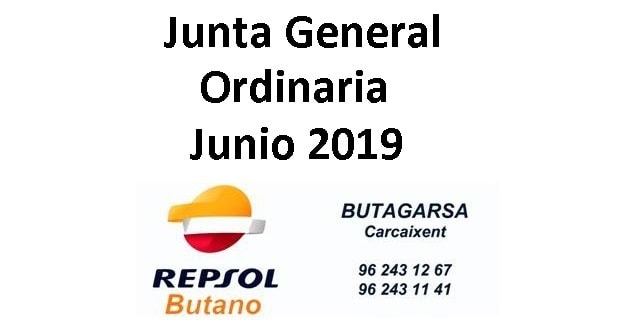 Junta General Ordinaria Junio 2019 Repsol butagarsa