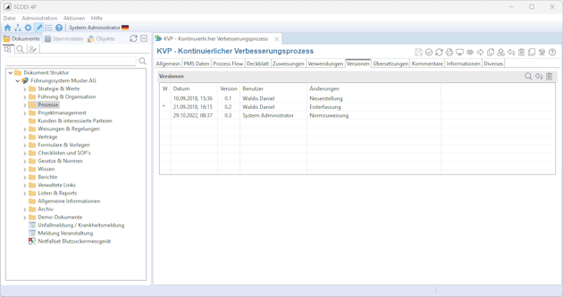 QM-Software Dokumentenmanagement