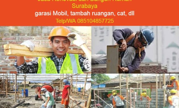 Jasa Borongan Bangun Rumah Surabaya Harga Murah & Amanah 2 jasa renovasi rumah berpengalaman