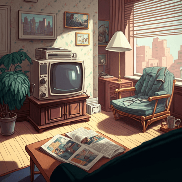 Senior safe living room without clutter
