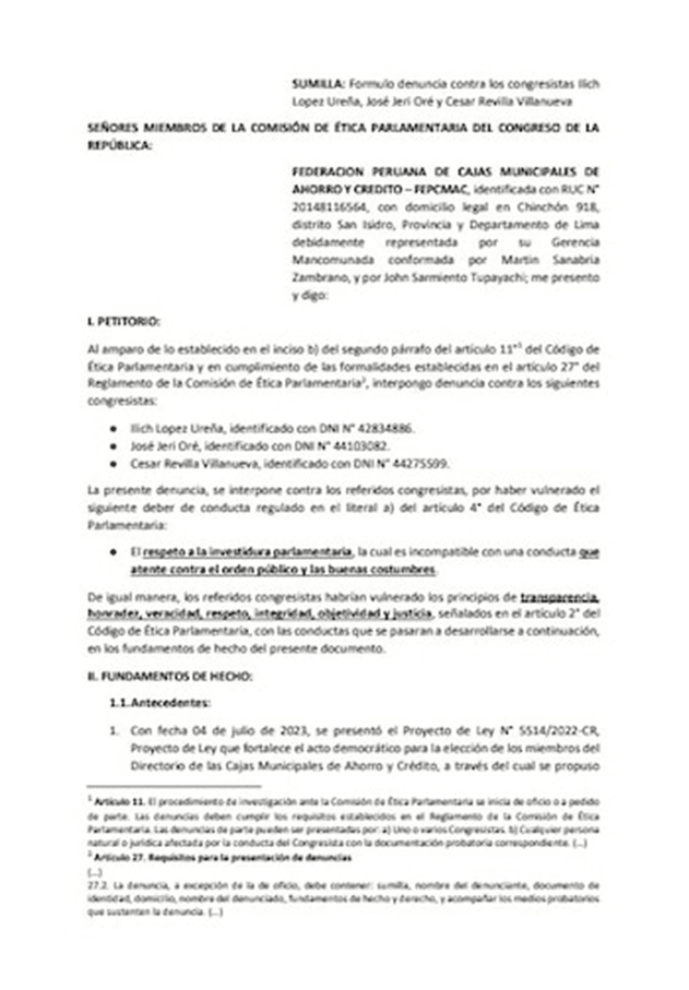 Mutuales 4.0 - El "asalto" al Directorio de las Cajas Municipales  13 Directorio