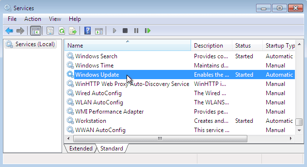 Services Windows Update