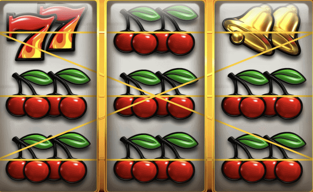 Линии выплат Lucky Streak 3 Выигрышные линии