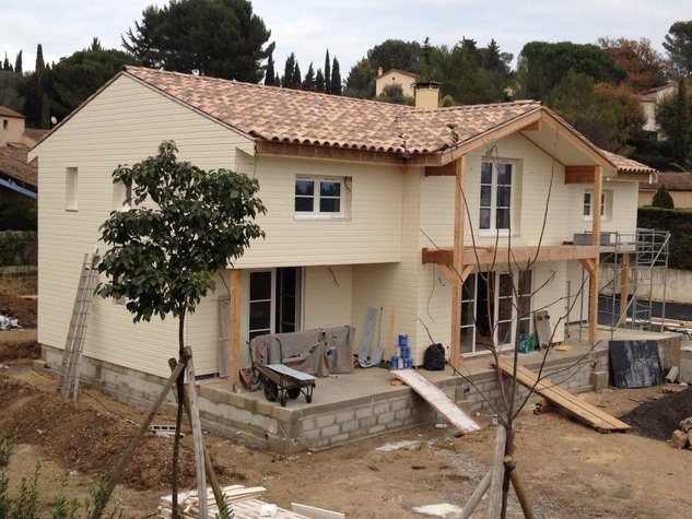 maison en bois massif Mougins 06