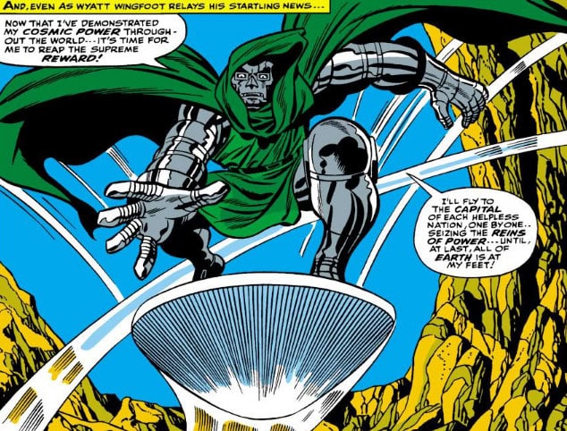 Destino-rouba-os-poderes-e-a-prancha-do-Surfista-P Doutor Destino; Quem é, e como surgiu Victor Von Doom