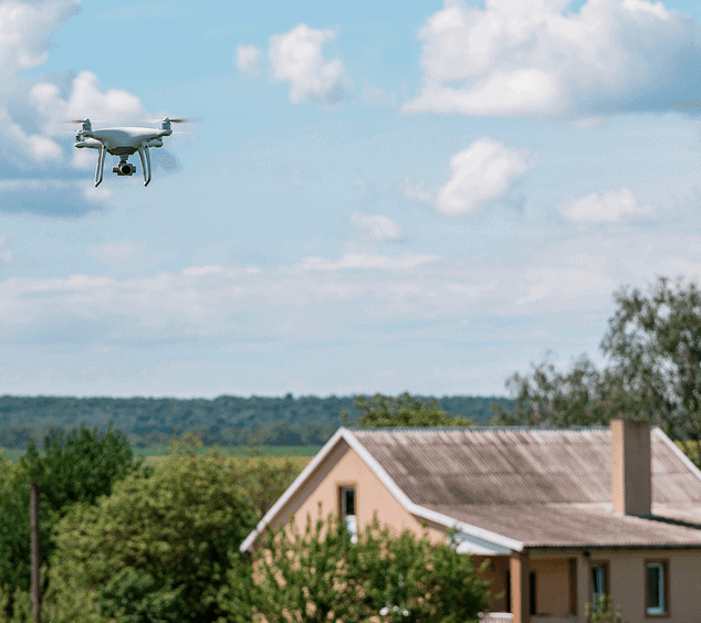 All in one visit - Drone image