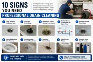 10 Signs You Need Professional Drain Cleaning