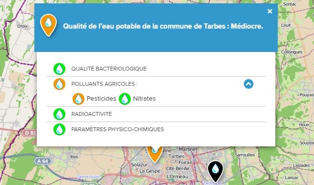 L'eau du robinet de qualité médiocre à Tarbes selon UFC Que Choisir