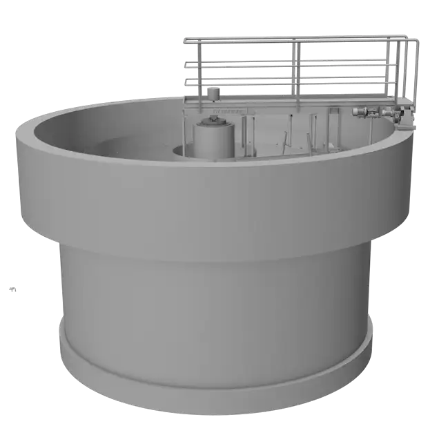 3D del puente decantador