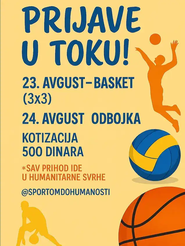Poziv na humanitarni turnir: Sportom do humanosti