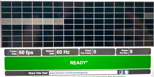 Пример изображения Blur Busters если монитор не пропускает кадры. Пример изображения Blur Busters если монитор не пропускает кадры.