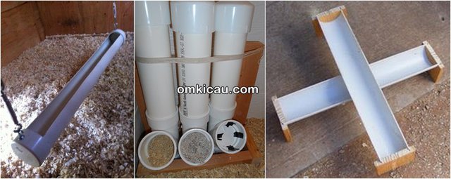 Aneka kreasi tempat pakan atau bird feeder untuk unggas peliharaan