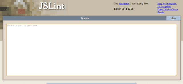 JSLint The JavaScript Code Quality Tool