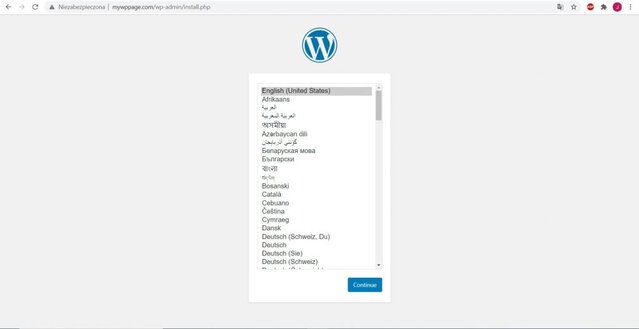 wordpress docker wlasna domena