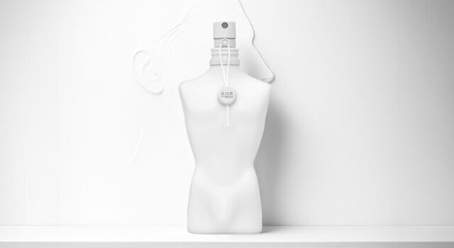 Jean Paul Gaultier Fleur du Mâle Eau de Toilette with notes of orange blossom, petitgrain, and chamomile