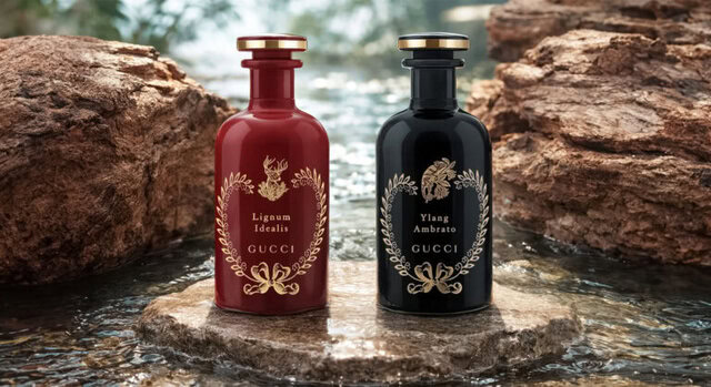 gucci the alchemist’s garden welcomes ylang ambrato and lignum