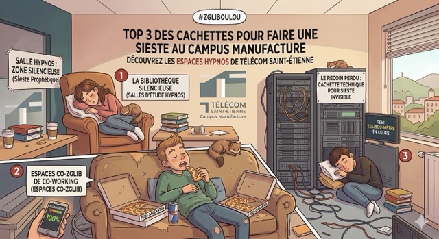 Top 3 des cachettes pour faire une sieste sur le Campus Manufacture