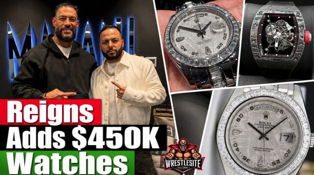 Roman Reigns Adds Two Luxury Watches