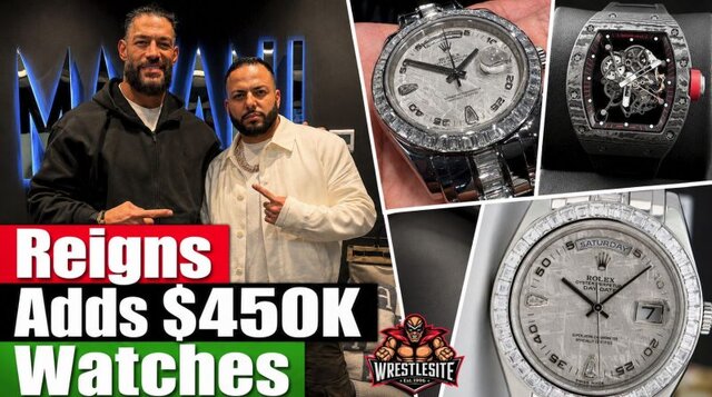 Roman Reigns Adds Two Luxury Watches