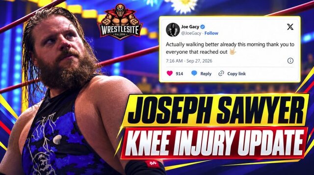 Joe Gacy Gives Positive Knee Injury Update