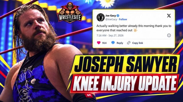 Joe Gacy Gives Positive Knee Injury Update
