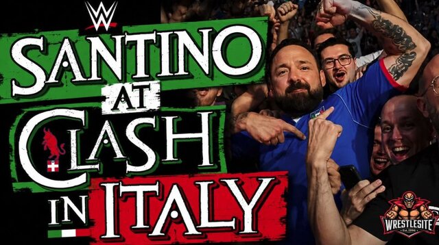 Santino Marella Attends Clash In Italy