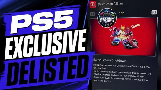 Sony Delists Destruction AllStars