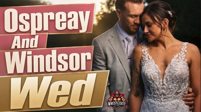 Will Ospreay Celebrates Wedding To Alex Windsor