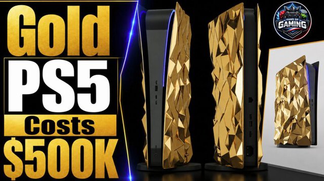 Gold-Plated PS5 Costs $499,999